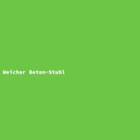Weicher Beton-Stuhl
