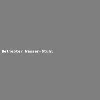 Beliebter Wasser-Stuhl
